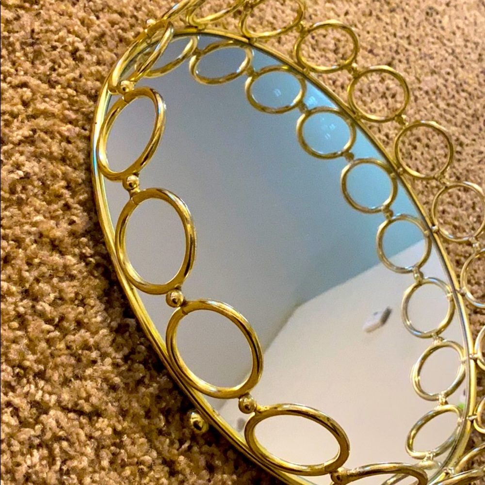 Gold mirror gray